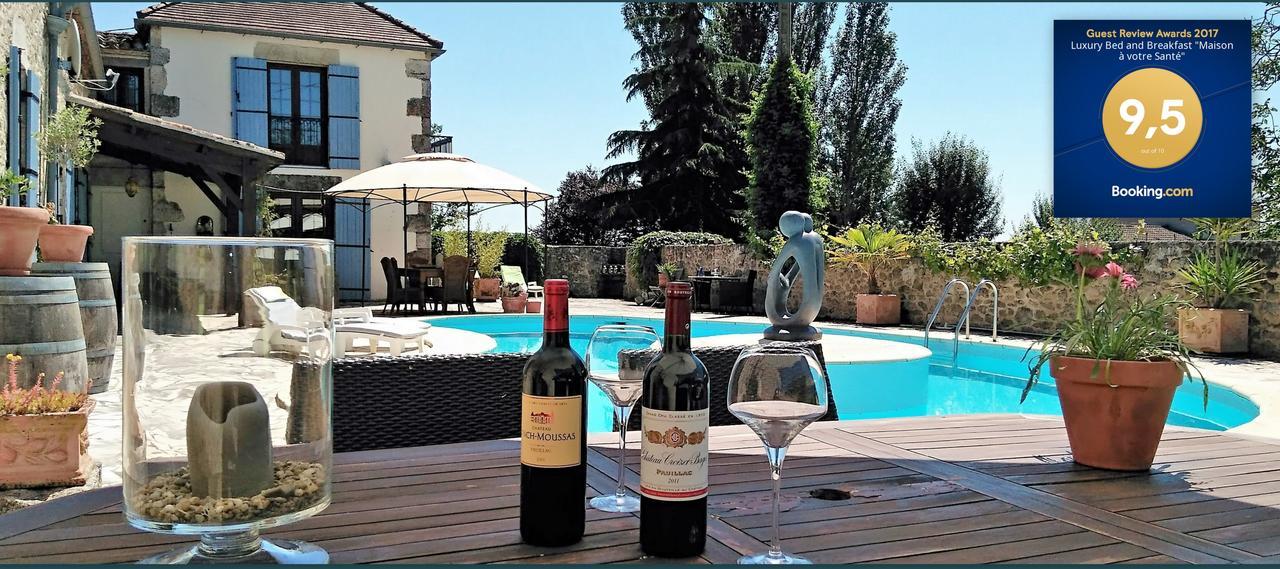Luxury B&B Maison A Votre Sante, In Bordeaux Wine Region Savignac-de-Duras Exterior photo